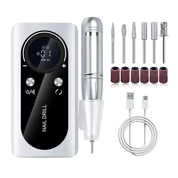 Electric Nail Drill Machine,Rechargeable Nail Drill Machine