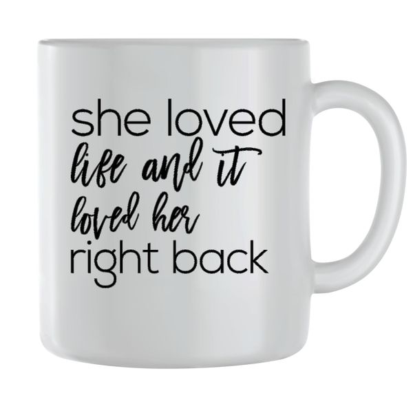 Right Back Coffee Mugs Trendy Motivational Sayings Graphic Cups Gift 147