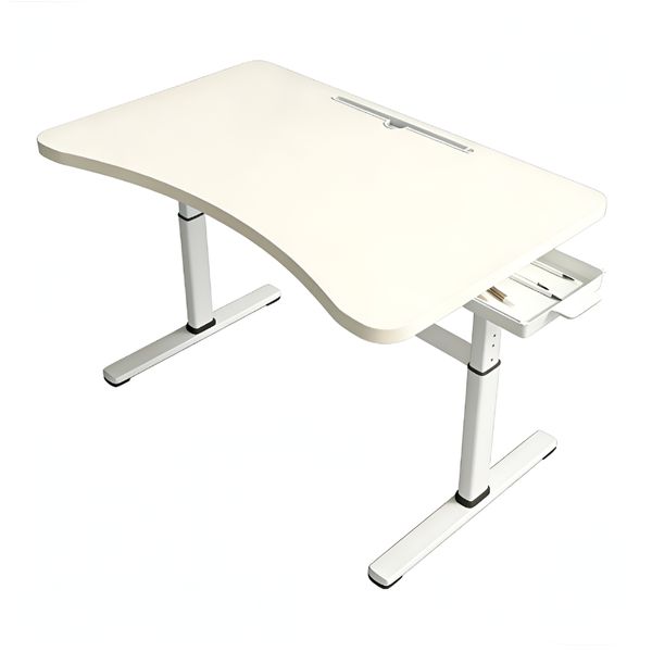 Foldable Study Desk for Dorm &amp; Home, for Kids, College Students-white