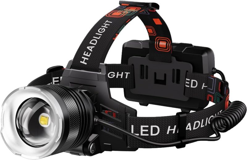 Head Lamp-Rechargeable Adjustable Headlight with 3 Modes For Outdoor