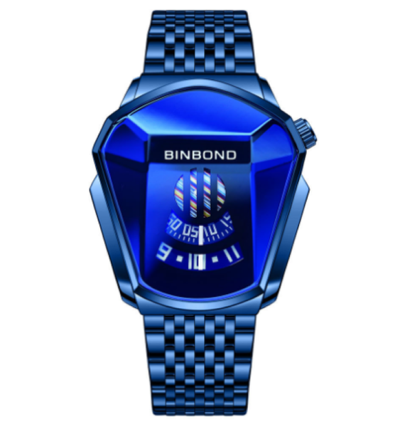 New Binbond Top Brand Luxury Fashion Sport Watch - Navy Blue