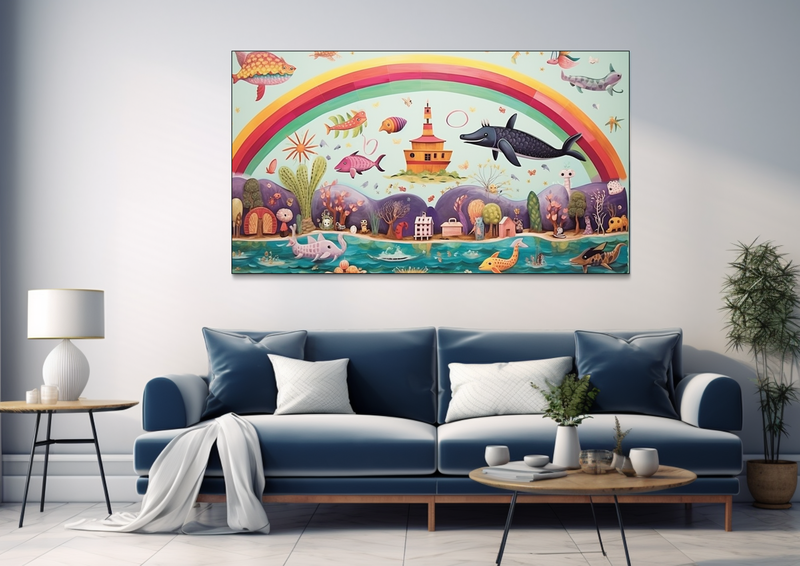 Canvas Wall Art - whimsical Wonderland Abstract - BK0286