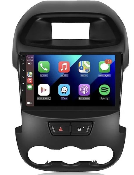 2GB+32GB Android Radio 2011 to 2015 GPS CarPlay Compatible with Ford Ranger T6