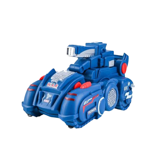 Automatic Deformation Tank Car Effect Dinosaur Car With Music