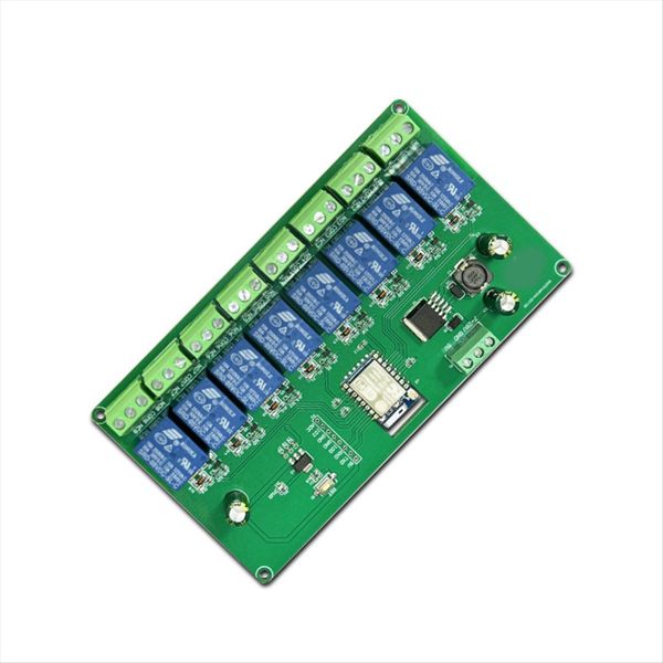 Relay Module ESP-07 8 Way 5V/7-28V Power Supply Development Board