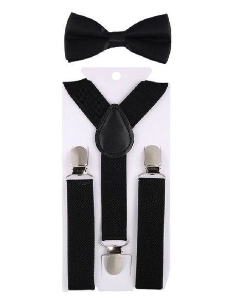 Kids Suspenders with Bow Tie