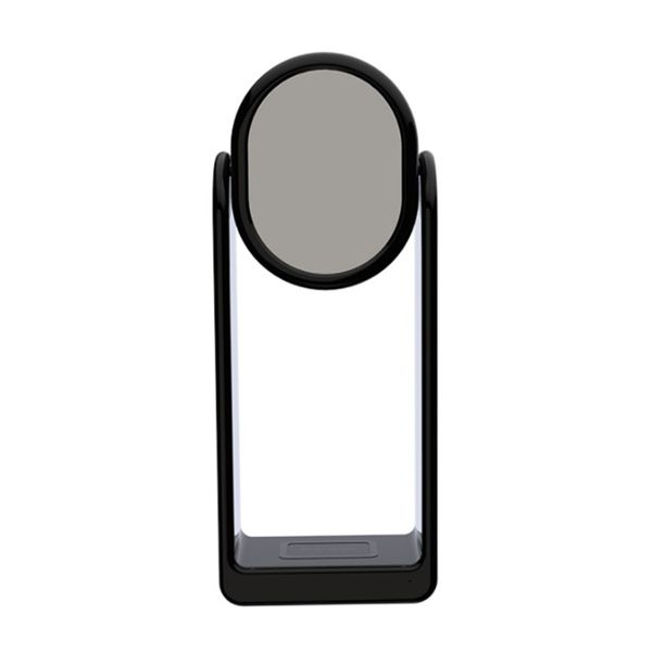 LED Table Lamp with Rotatable Smart Makeup Mirror &amp; 3 in 1 Wireless Charger