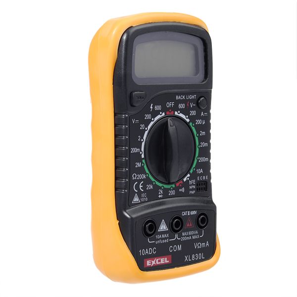 Pro Gamer 830L LCD Digital Volt Meter Ohm Ammeter OHM Multi Meters Tester
