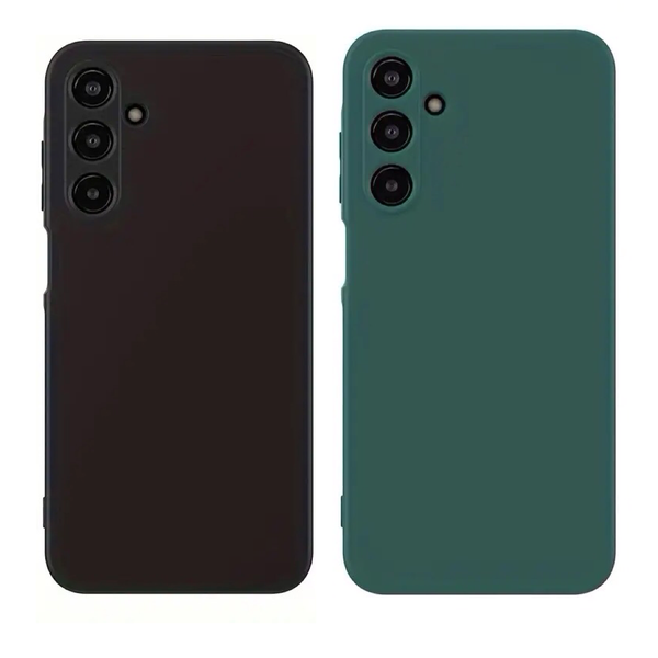 Cover Compatible with Samsung Galaxy A15 - Pack of 2 Silicone Covers Compatible with A15