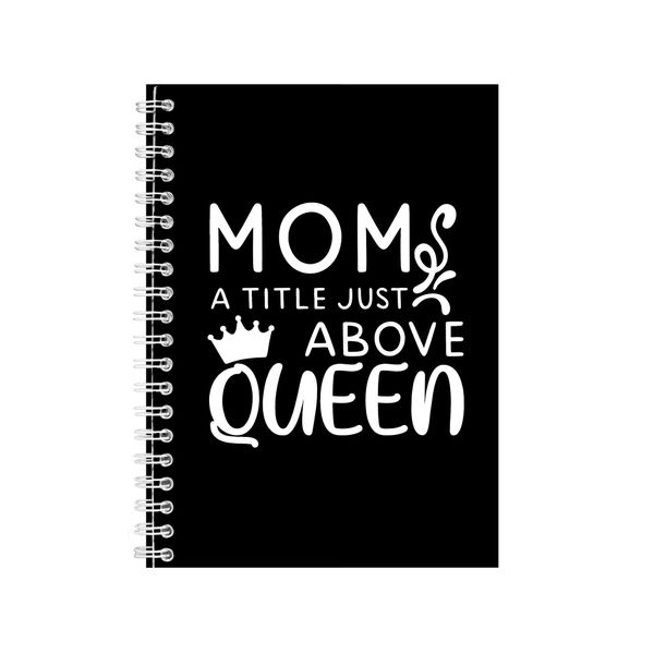 Queen Mom Notebook Gift Idea Writing Book Notepad Pad 46