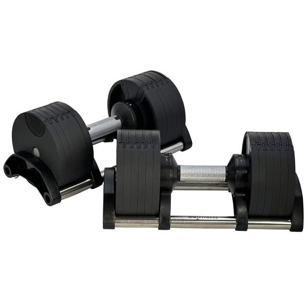 Premium 20kg Adjustable Dumbbell - Pair - 1818 Fitness