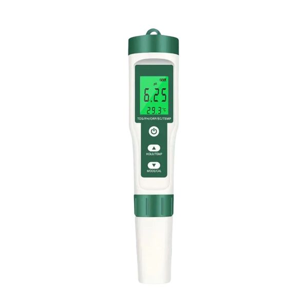 9-in-1 Digital Water Tester - PH, TDS, EC, ORP, Salinity, SG, H2, C/ F