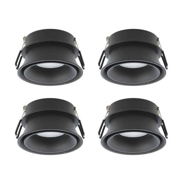 Vito Donna-X1/65MM Black Downlight Frame Black Set of 4
