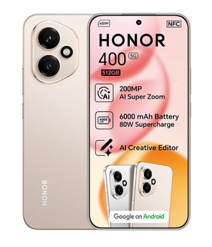 HONOR 400 5G 512GB Dual Sim - Desert Gold