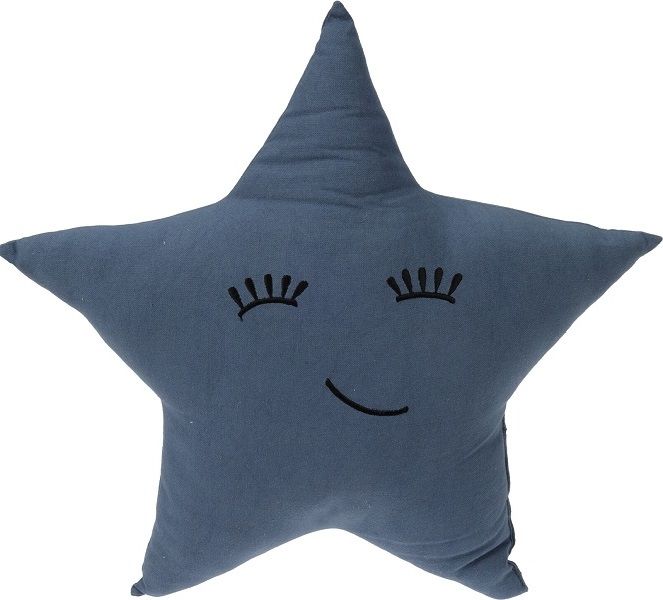 Cotton Throw Pillow with Polyester Filling Star Design 40x40cm