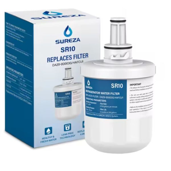 SureZA Replacement Fridge Water Filter Compatible with Samsung DA29-00003G