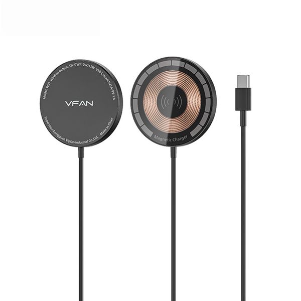 VFAN MagSafe Charger, 15W Magnetic Wireless Charger Fast Charging for IOS