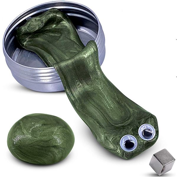 Educational And Tactile Green Magnetic Putty image