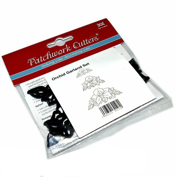 Patchwork Cutters ORCHID GARLAND SET Sugarcraft Cake Icing Decorating