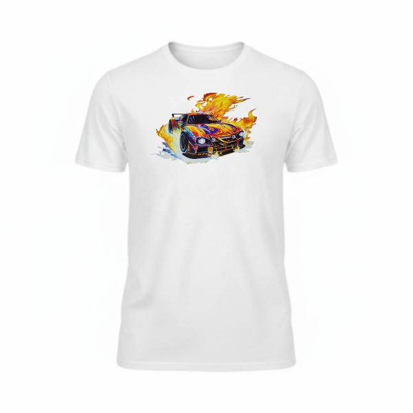 Flaming Car T-Shirt