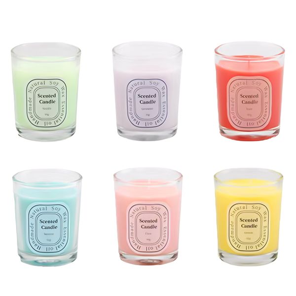 Scented Candles For Home - Set Of 6