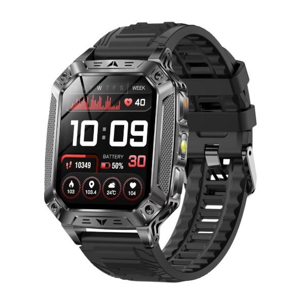 QS86 Smart Watch with Bluetooth Calling, 2.01' HD Screen