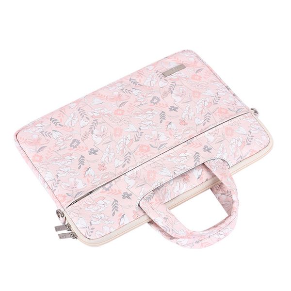 15in Laptop Shoulder Bag with Beautiful Floral Design