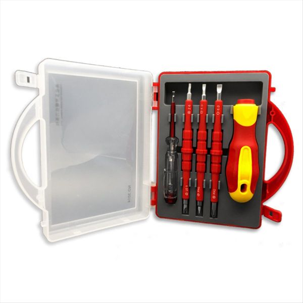 5 in 1 Insulated Multifunctional Dual Purpose Screwdriver with Magnetic Ele