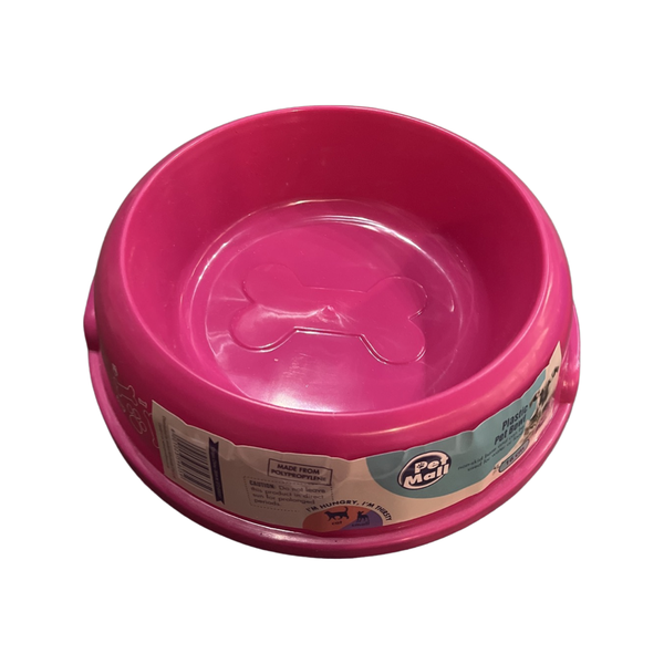 Pet Bowl Plastic 16cm