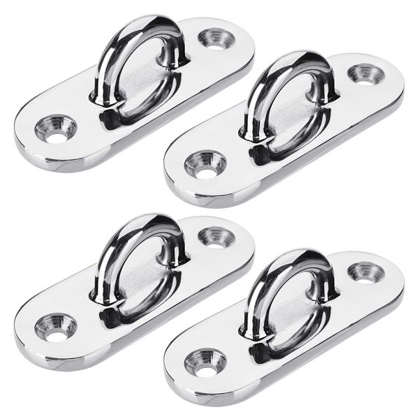 Tool DIY Multi Use Wall/Ceiling Mounted Steel Plate Bracket Hook Set of 4