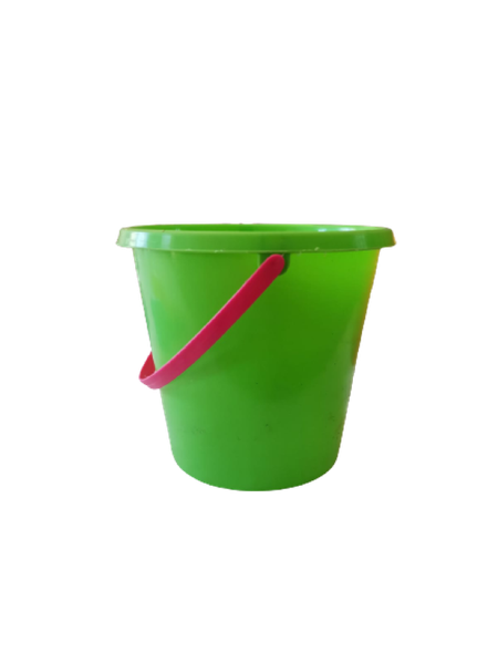 Kids Plastic Beach Bucket With Handle