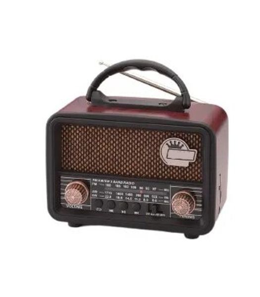 Classic Wooden Style Vintage Retro Rechargeable Radio
