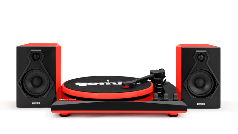 Gemini TT 900 - 3-speed Turntable with Bluetooth 2-way Stereo Speakers