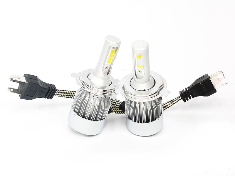 C6 LED Headlamp Bulbs H4 - Pair