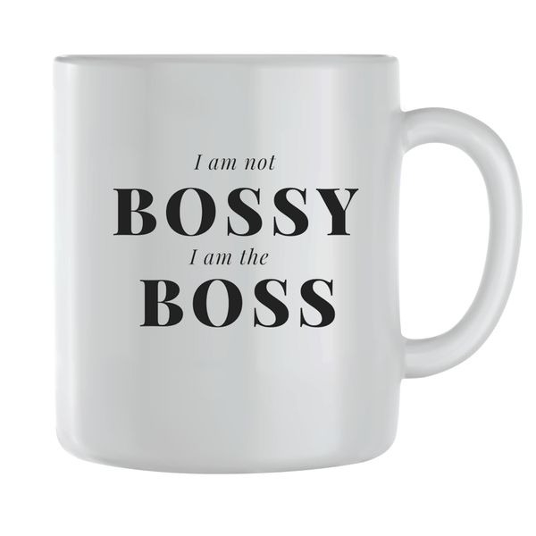 Boss Coffee Mugs for Men Women Trendy Motivational Sayings Graphic Cups 244
