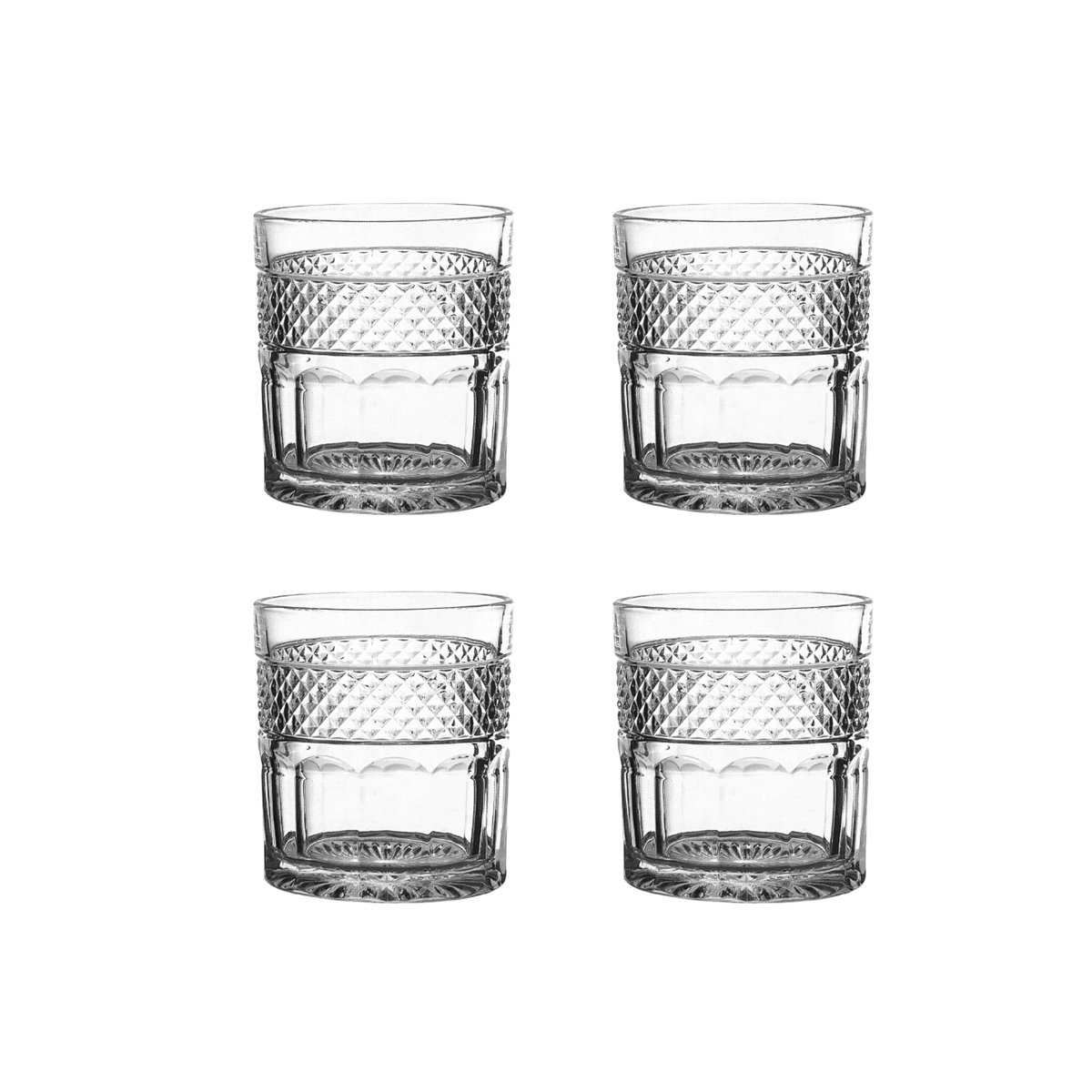 Humble Crystal Old Fashioned Drinking Glasses Set Of 4 Shop Today Get It Tomorrow 4039