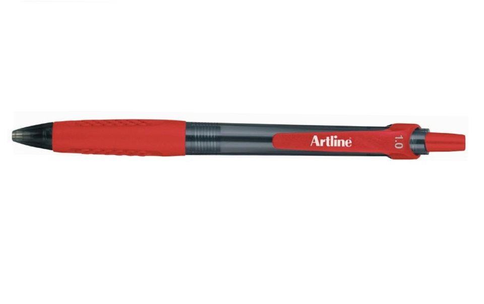 Artline Medium Red EK8410 Ballpoint Pen Box of 50 Buy Online in