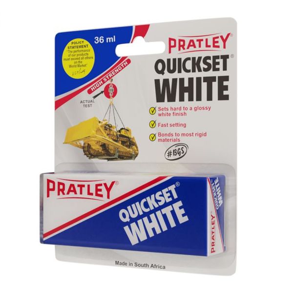 Pratley - Quickset White 36ml Per Pack New Package
