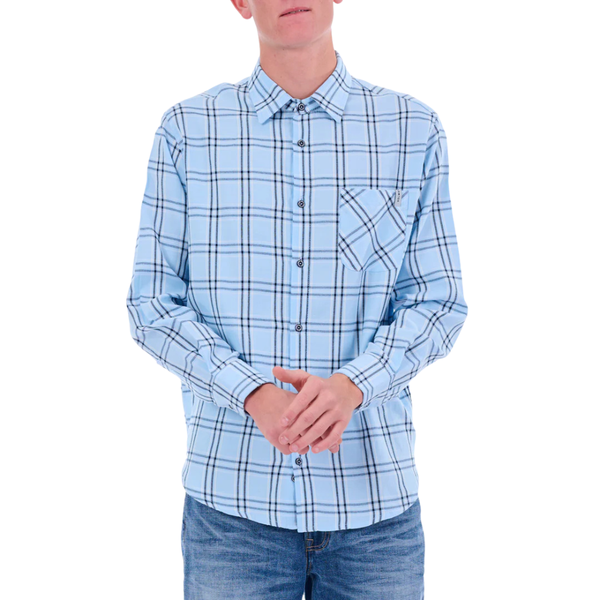 Holmes Bros Men's Rock Star Long Sleeve Check Shirt