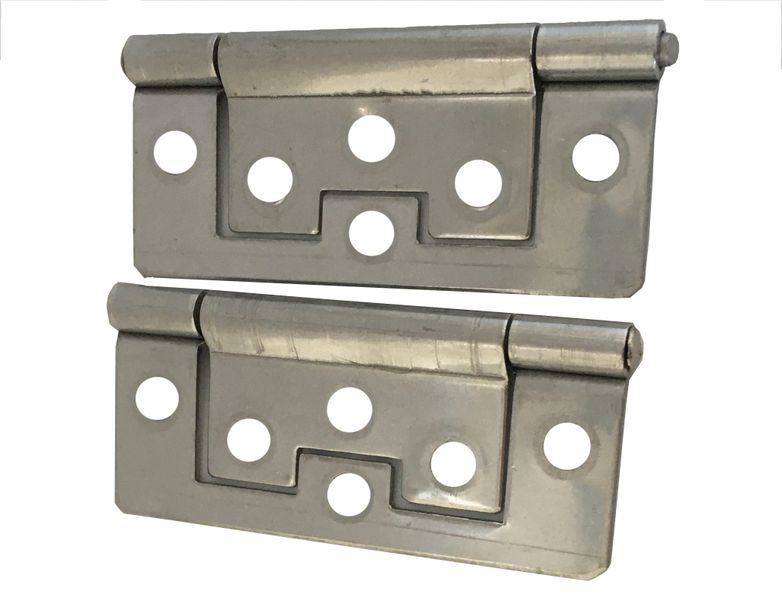 Stainless Steel Flush Hinge 76mm Per Pair