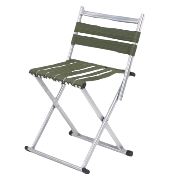 Portable Folding Outdoor Camping Stool Chair - Green