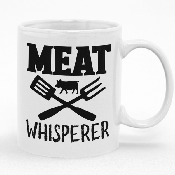 Meat Whisperer Mug - Gift Idea for Him Her Birthday or Christmas