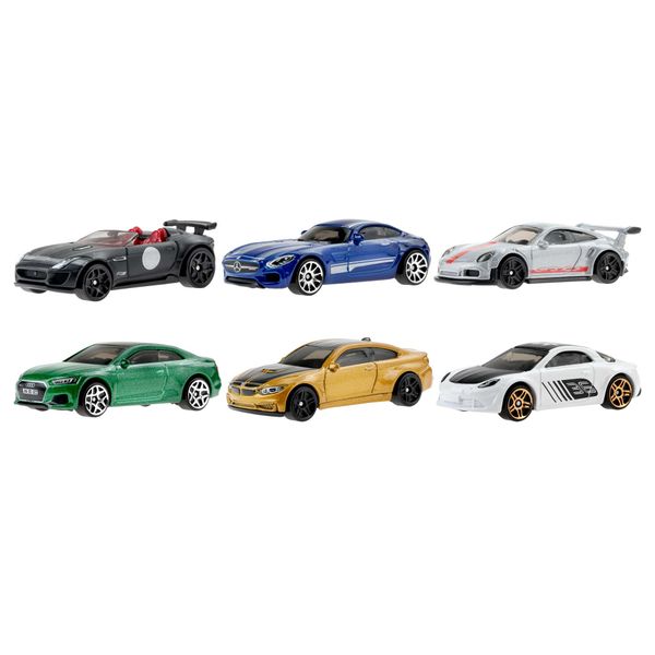 Hot Wheels European Car Culture Multipacks Of 6 Toy Cars