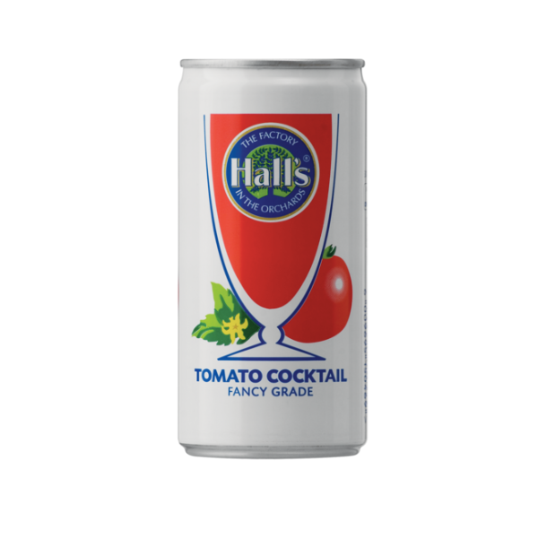 Hall's - Tomato Cocktail Juice Can 200ml - Set of 12