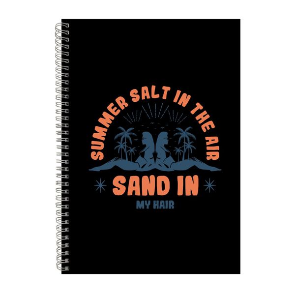 Summer Salt In The Air 2 Notebook Summer Gift Idea A4 Notepad 150