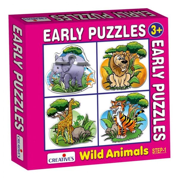 Creatives Toys Early Puzzles Wild Animals