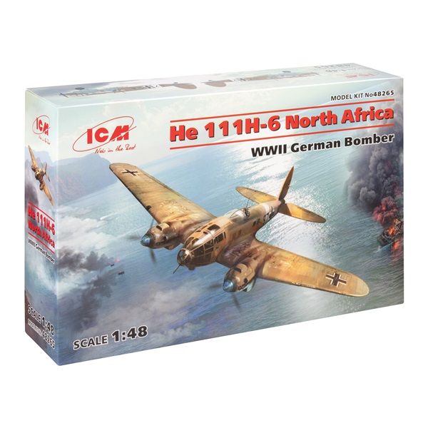 ICM48265 1/48 He 111H-6 North Africa Plastic Kit