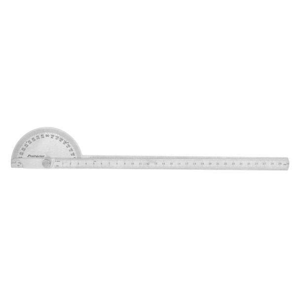 250mm Stainless Steel 0-180 Angle Protractor