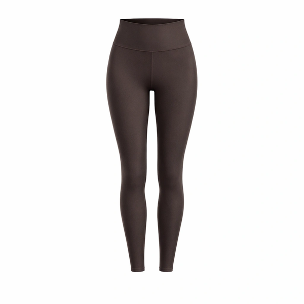 High Elastic High Waist Yoga Pants - XL - Brown