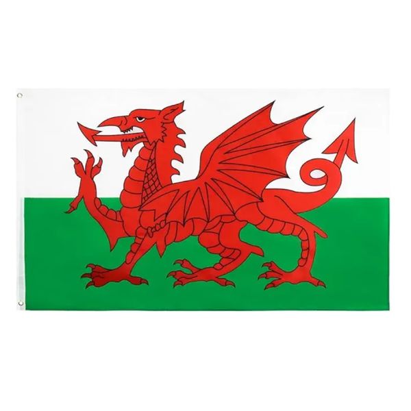 Decor Outdoor Wales - Welsh Dragon National Flag - 150cm